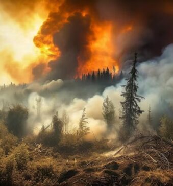 Le Canada touché par de gigantesques incendies