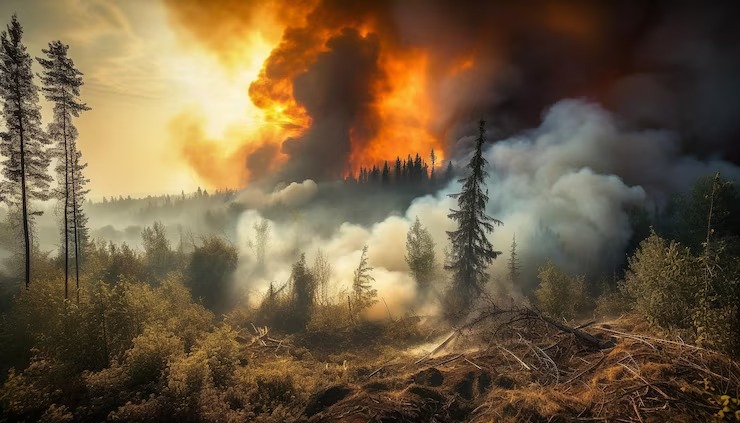 Le Canada touché par de gigantesques incendies